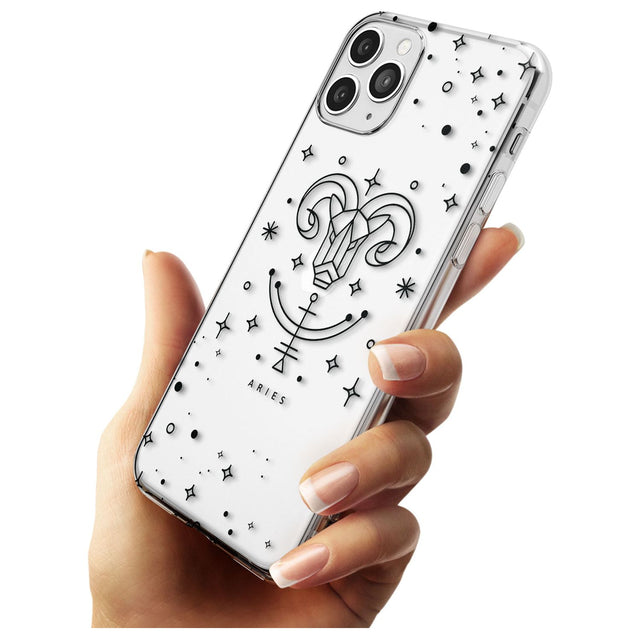 Aries Emblem - Transparent Design Slim TPU Phone Case for iPhone 11 Pro Max
