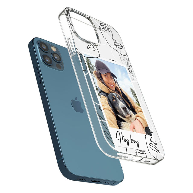 Personalised Snake Instant Photo Phone Case for iPhone 12 Pro