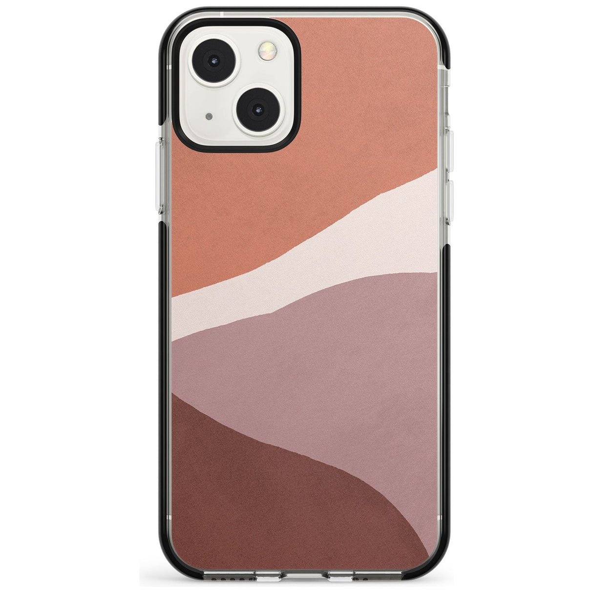 Lush Abstract Watercolour Design #2 Phone Case iPhone 13 Mini / Black Impact Case Blanc Space