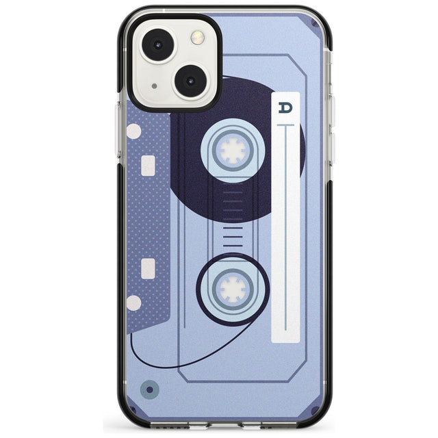 Personalised Industrial Mixtape Custom Phone Case iPhone 13 Mini / Black Impact Case Blanc Space