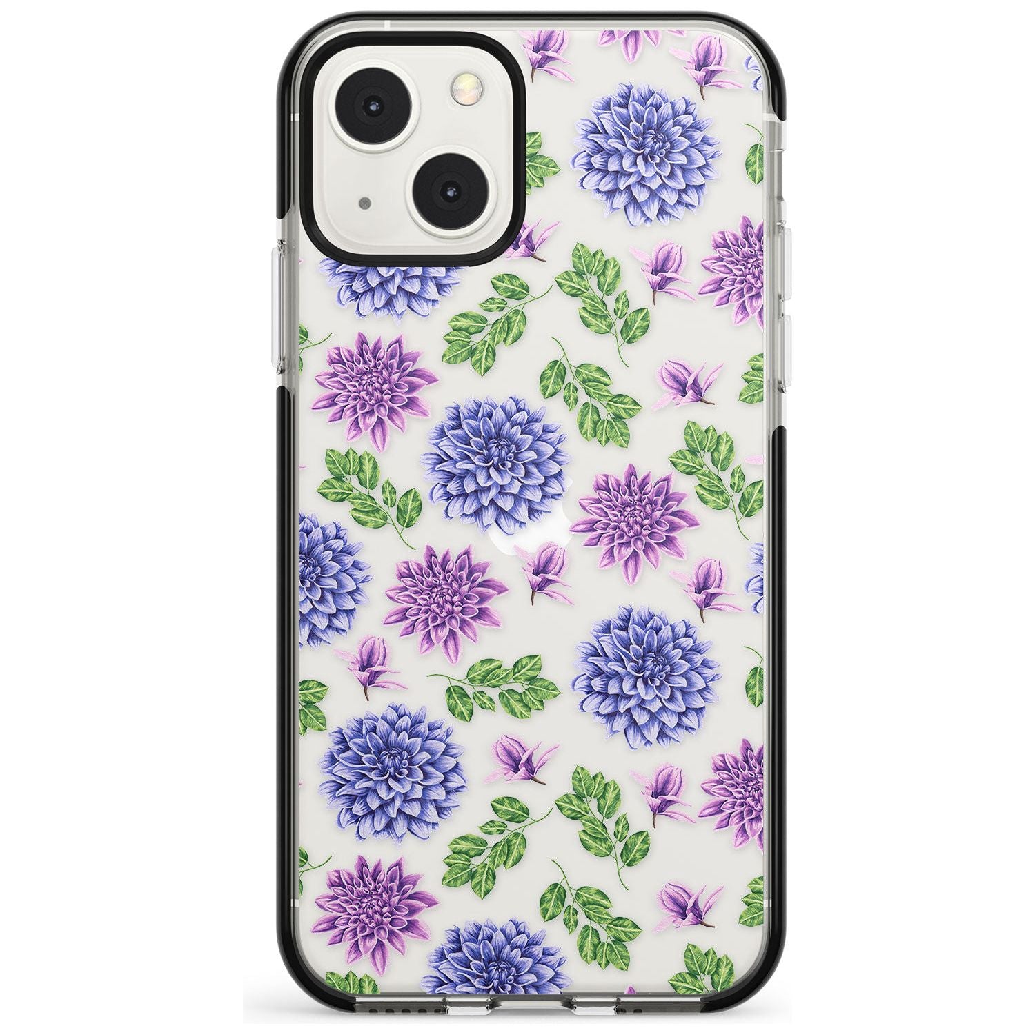 Purple Dahlias Floral