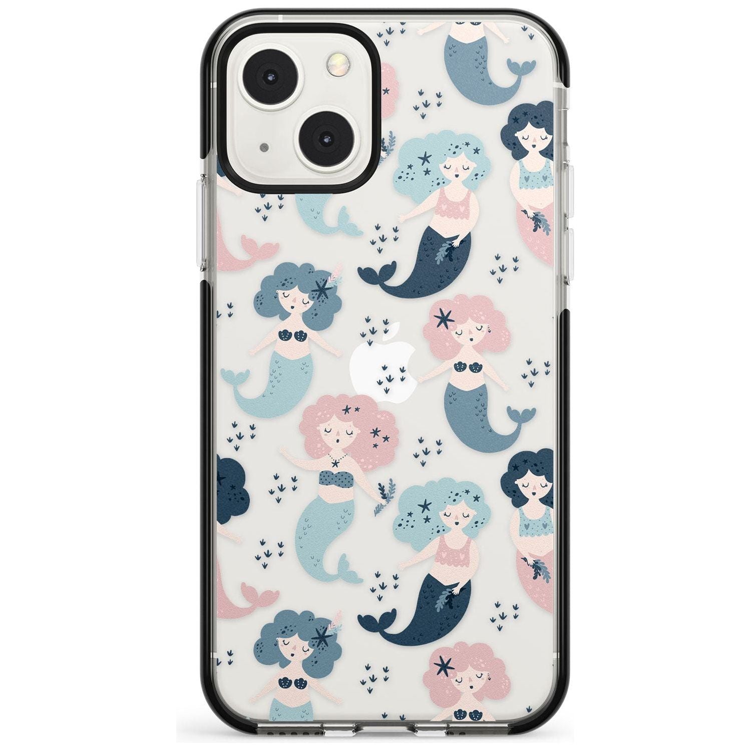 Mermaid Vibes Phone Case iPhone 13 Mini / Black Impact Case Blanc Space