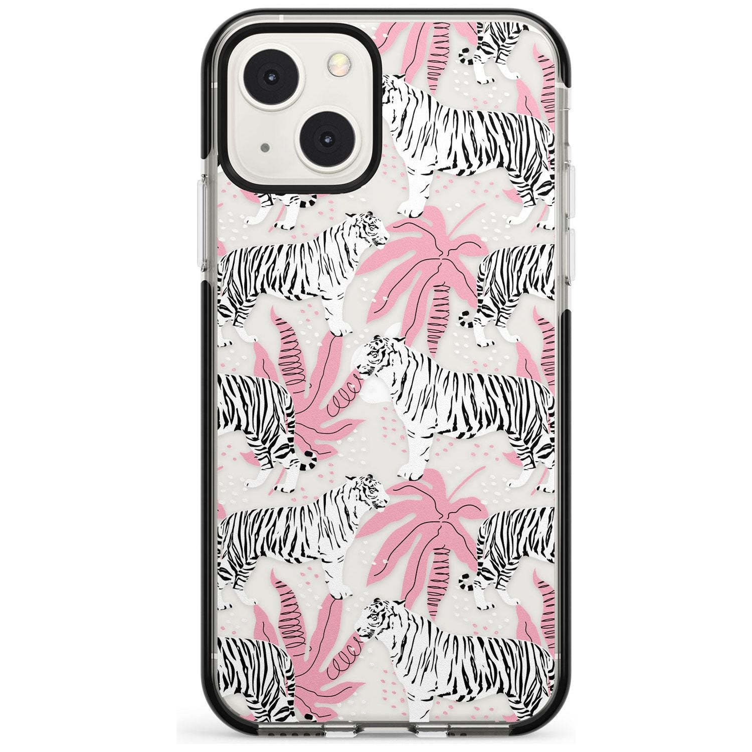 Pink & White Tropical Tigers
