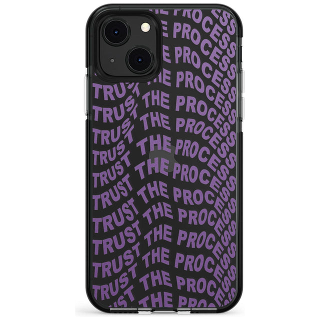 Trust The Process Black Impact Phone Case for iPhone 13 & 13 Mini