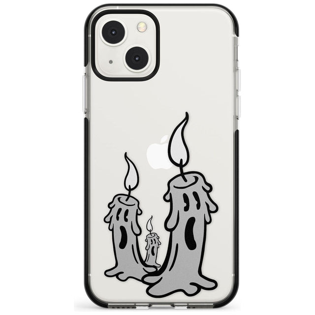 Candle Lit Black Impact Phone Case for iPhone 13 & 13 Mini