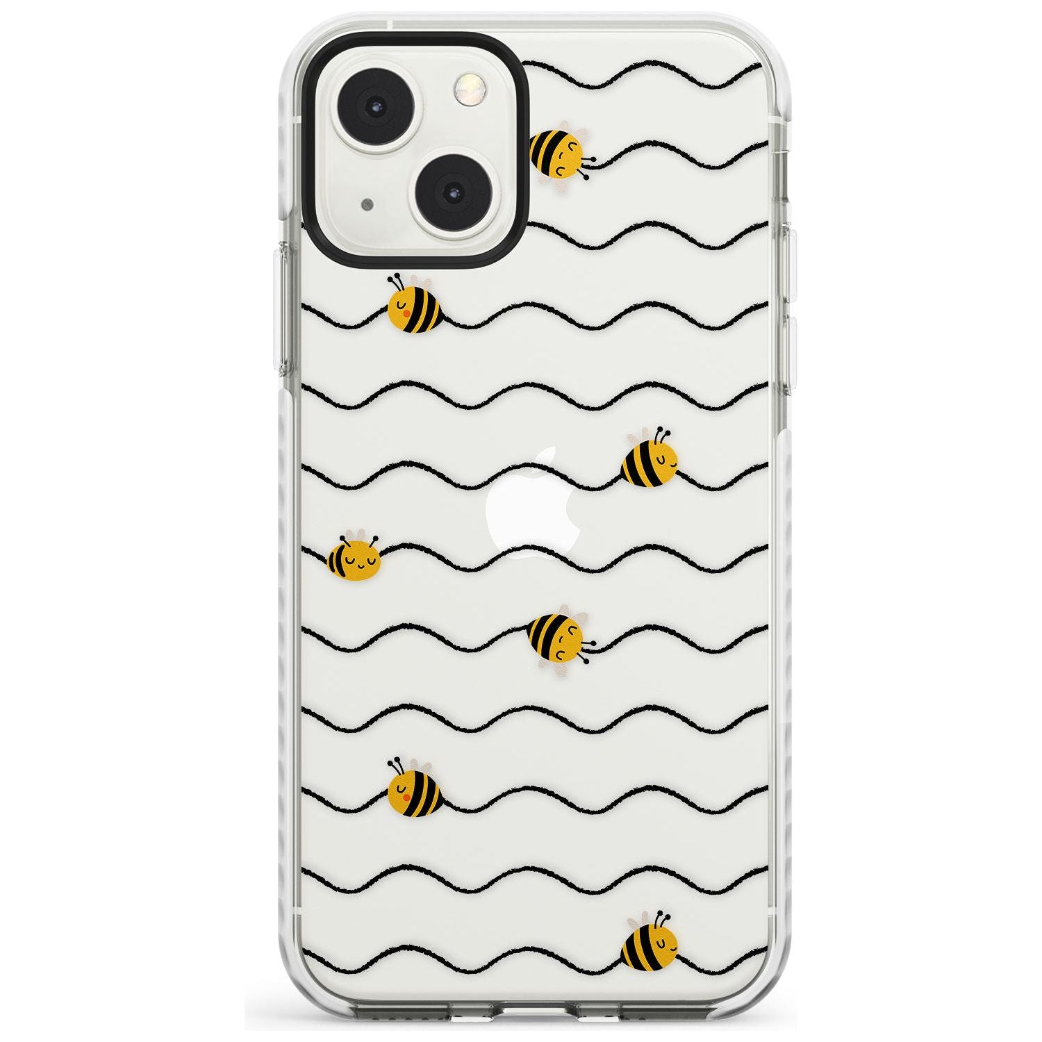 Sweet as Honey Patterns: Bees & Stripes (Clear)
