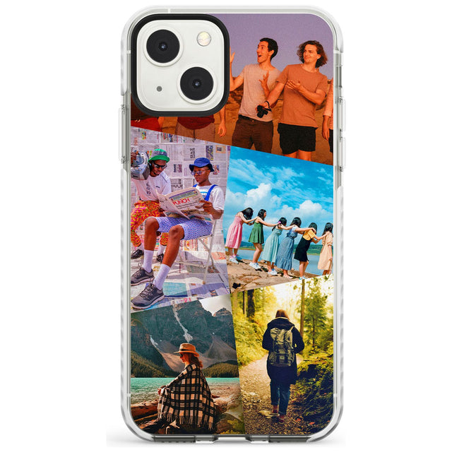 Abstract Photo Grid Impact Phone Case for iPhone 13 & 13 Mini