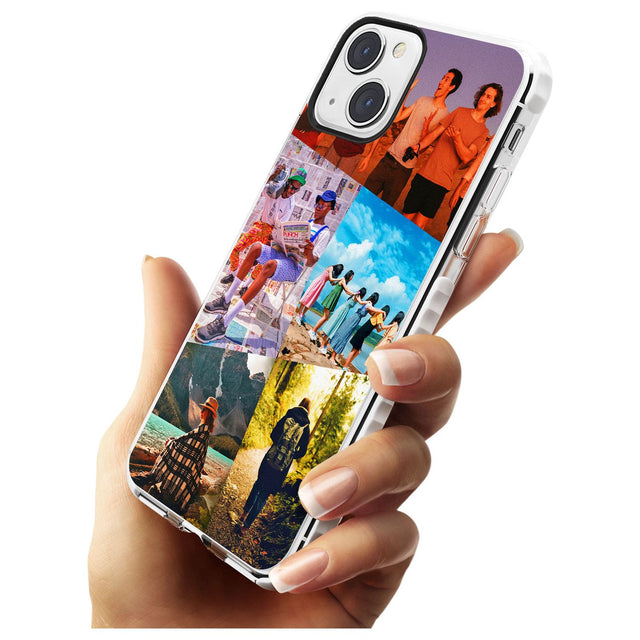 Abstract Photo Grid Impact Phone Case for iPhone 13 & 13 Mini