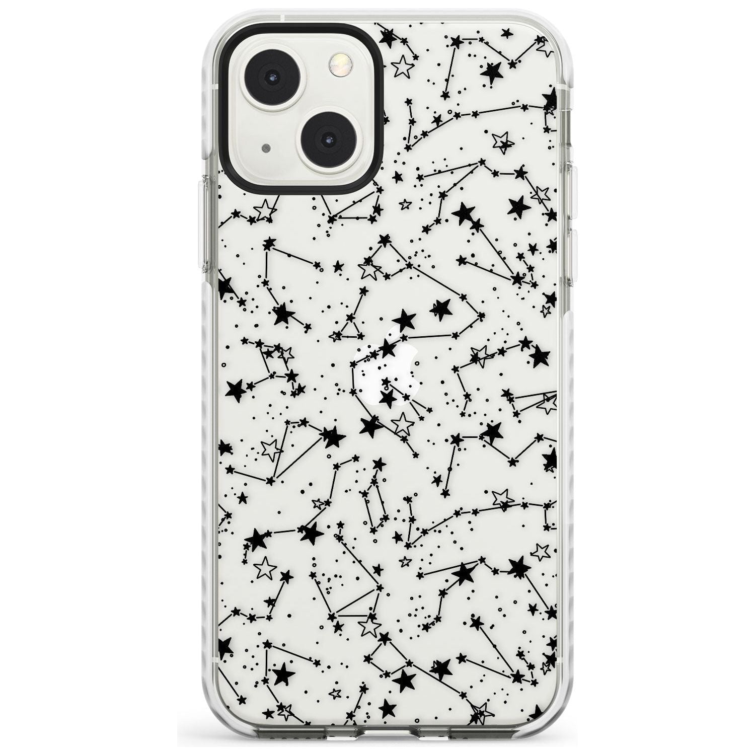 Constellations Phone Case iPhone 13 Mini / Impact Case Blanc Space