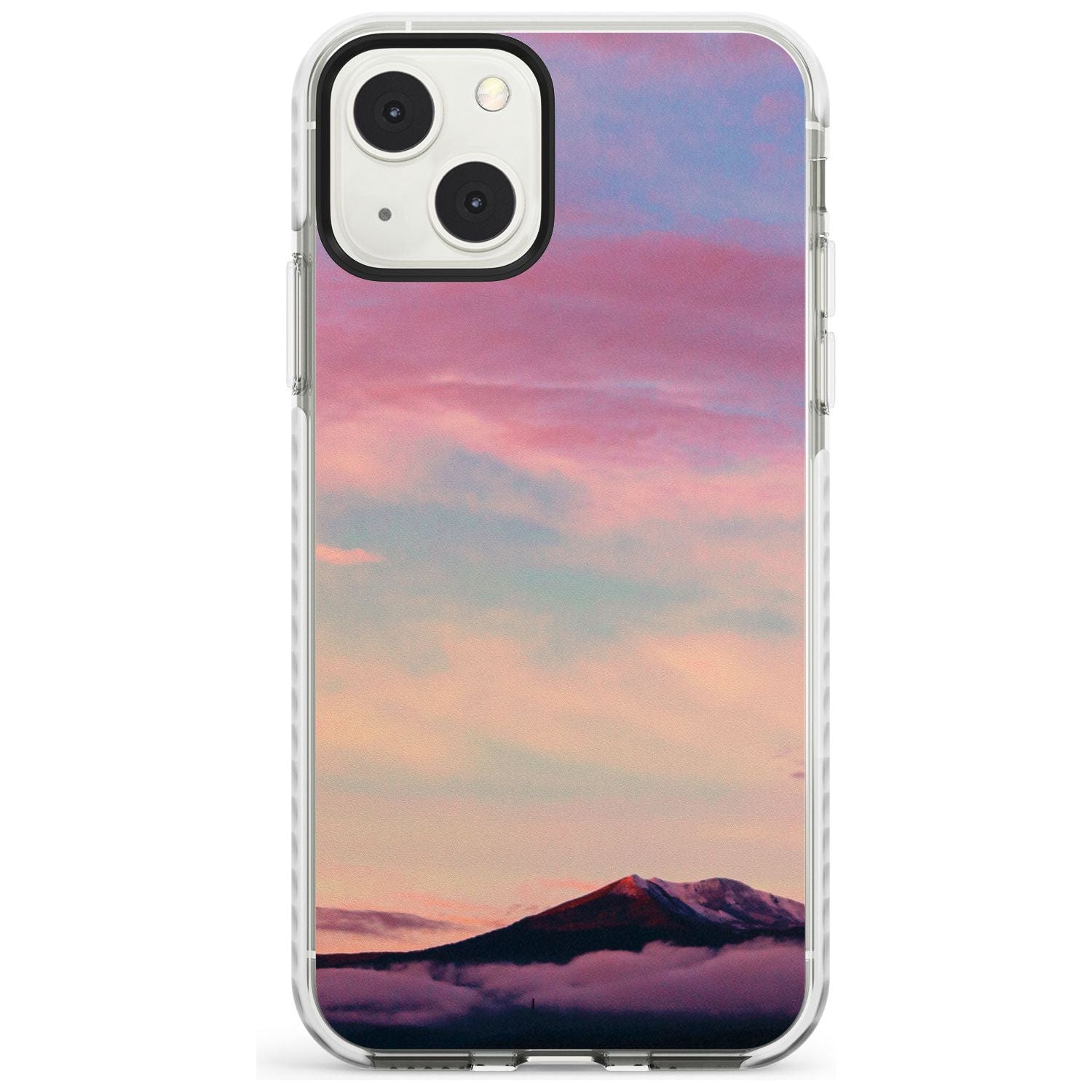 Cloudy Sunset Photograph Phone Case iPhone 13 Mini / Impact Case Blanc Space