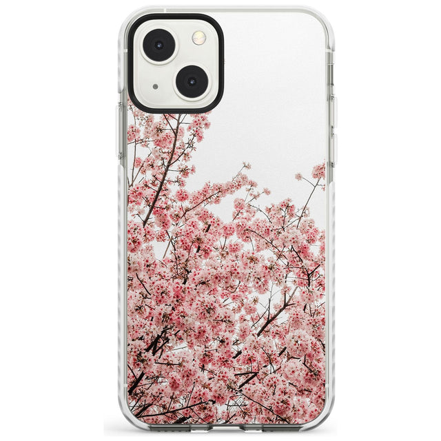 Cherry Blossoms - Real Floral Photographs Phone Case iPhone 13 Mini / Impact Case Blanc Space