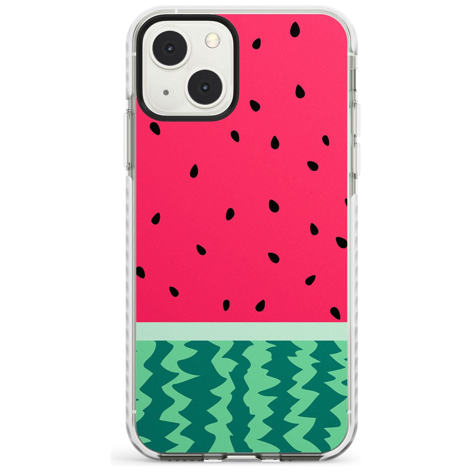Full Watermelon Print Phone Case iPhone 13 Mini / Impact Case Blanc Space