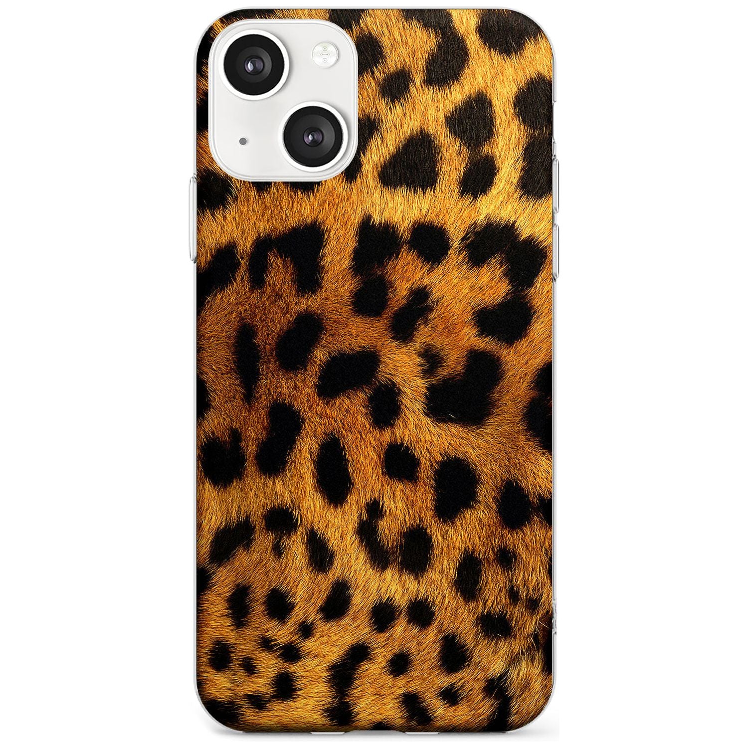 Leopard Print Phone Case iPhone 13 / Clear Case,iPhone 13 Mini / Clear Case,iPhone 14 / Clear Case,iPhone 14 Plus / Clear Case Blanc Space