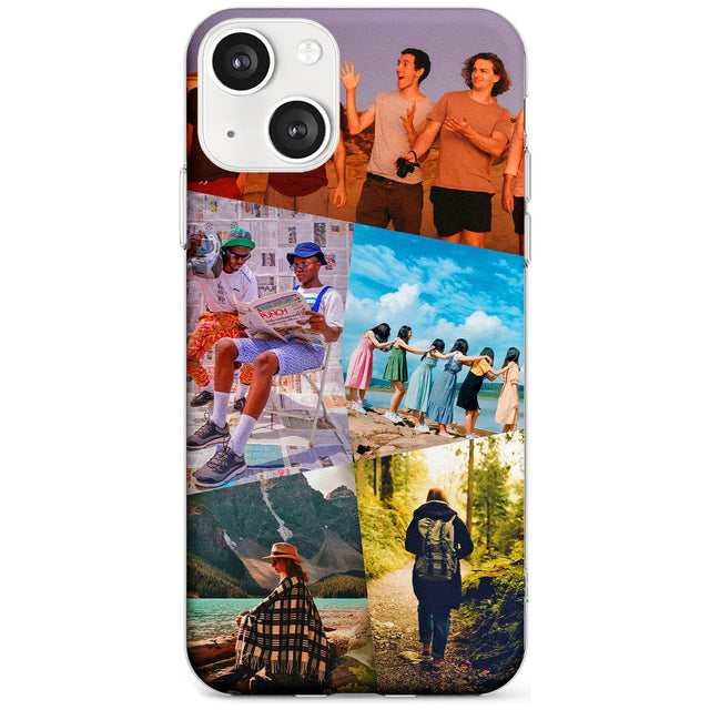 Abstract Photo Grid Slim Phone Case for iPhone 13 & 13 Mini
