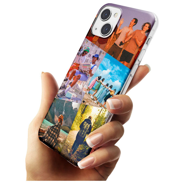 Abstract Photo Grid Slim Phone Case for iPhone 13 & 13 Mini