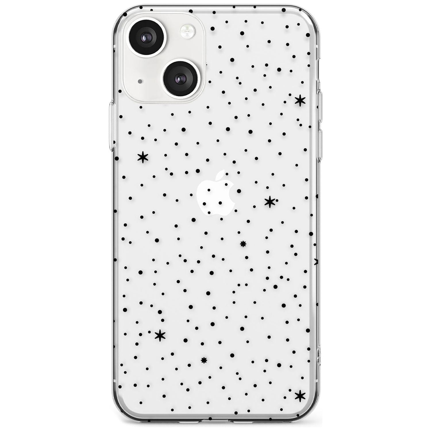 Celestial Starry Sky Phone Case iPhone 13 / Clear Case,iPhone 13 Mini / Clear Case,iPhone 14 / Clear Case,iPhone 14 Plus / Clear Case Blanc Space