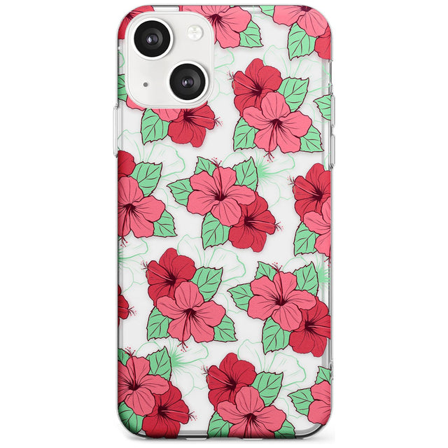 Pink Peony Slim Phone Case for iPhone 13 & 13 Mini