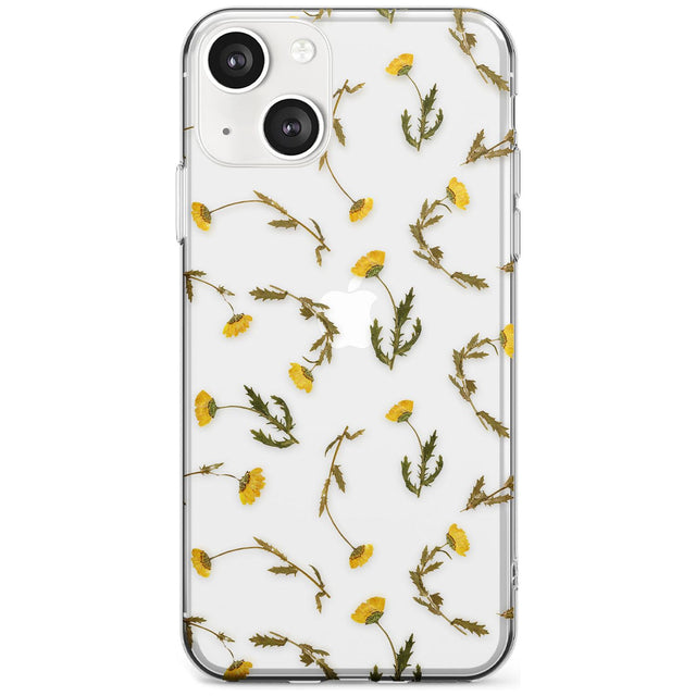Long Stemmed Wildflowers - Dried Flower-Inspired Phone Case iPhone 13 / Clear Case,iPhone 13 Mini / Clear Case,iPhone 14 / Clear Case,iPhone 14 Plus / Clear Case Blanc Space
