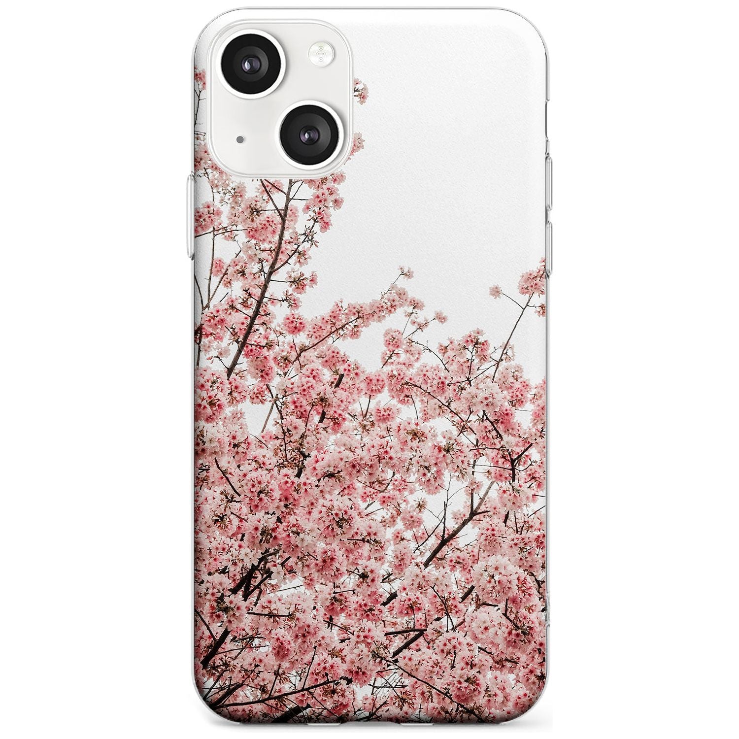 Cherry Blossoms - Real Floral Photographs Phone Case iPhone 13 / Clear Case,iPhone 13 Mini / Clear Case,iPhone 14 / Clear Case,iPhone 14 Plus / Clear Case Blanc Space