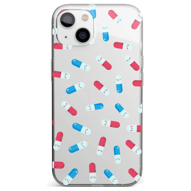 Kawaii Pill PatternPhone Case for iPhone 13 Mini