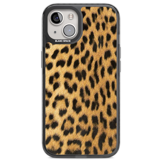 Designer Fashion Gold Leopard Print Phone Case iPhone 13 / Black Impact Case,iPhone 14 / Black Impact Case,iPhone 15 / Black Impact Case,iPhone 15 Plus / Black Impact Case Blanc Space