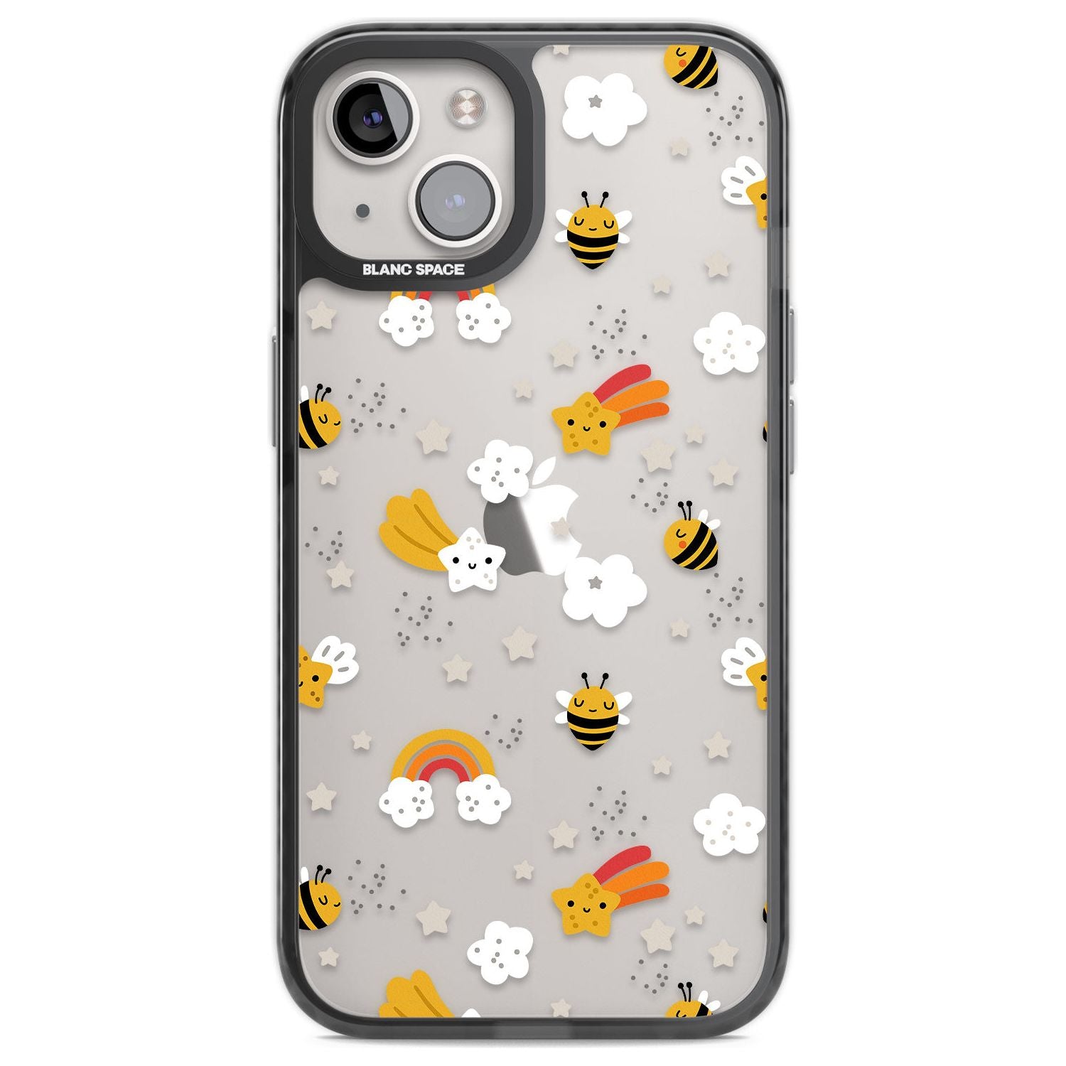 Busy Bee Phone Case iPhone 12 / Black Impact Case,iPhone 13 / Black Impact Case,iPhone 12 Pro / Black Impact Case,iPhone 14 / Black Impact Case,iPhone 15 Plus / Black Impact Case,iPhone 15 / Black Impact Case Blanc Space