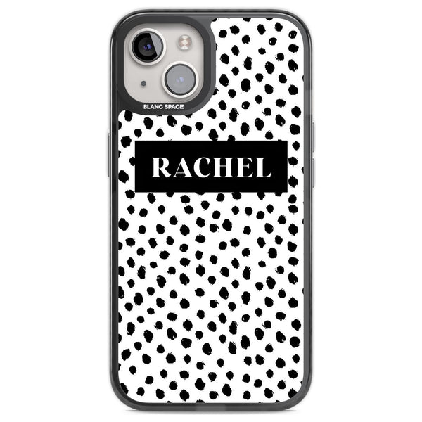 Personalised Black Dot Pattern