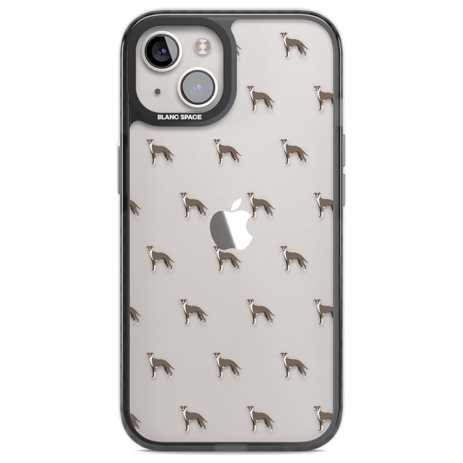 Whippet Dog Pattern Clear