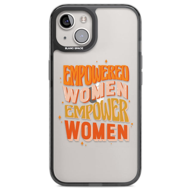 Empowered Women Phone Case iPhone 12 / Black Impact Case,iPhone 13 / Black Impact Case,iPhone 12 Pro / Black Impact Case,iPhone 14 / Black Impact Case,iPhone 15 Plus / Black Impact Case,iPhone 15 / Black Impact Case Blanc Space