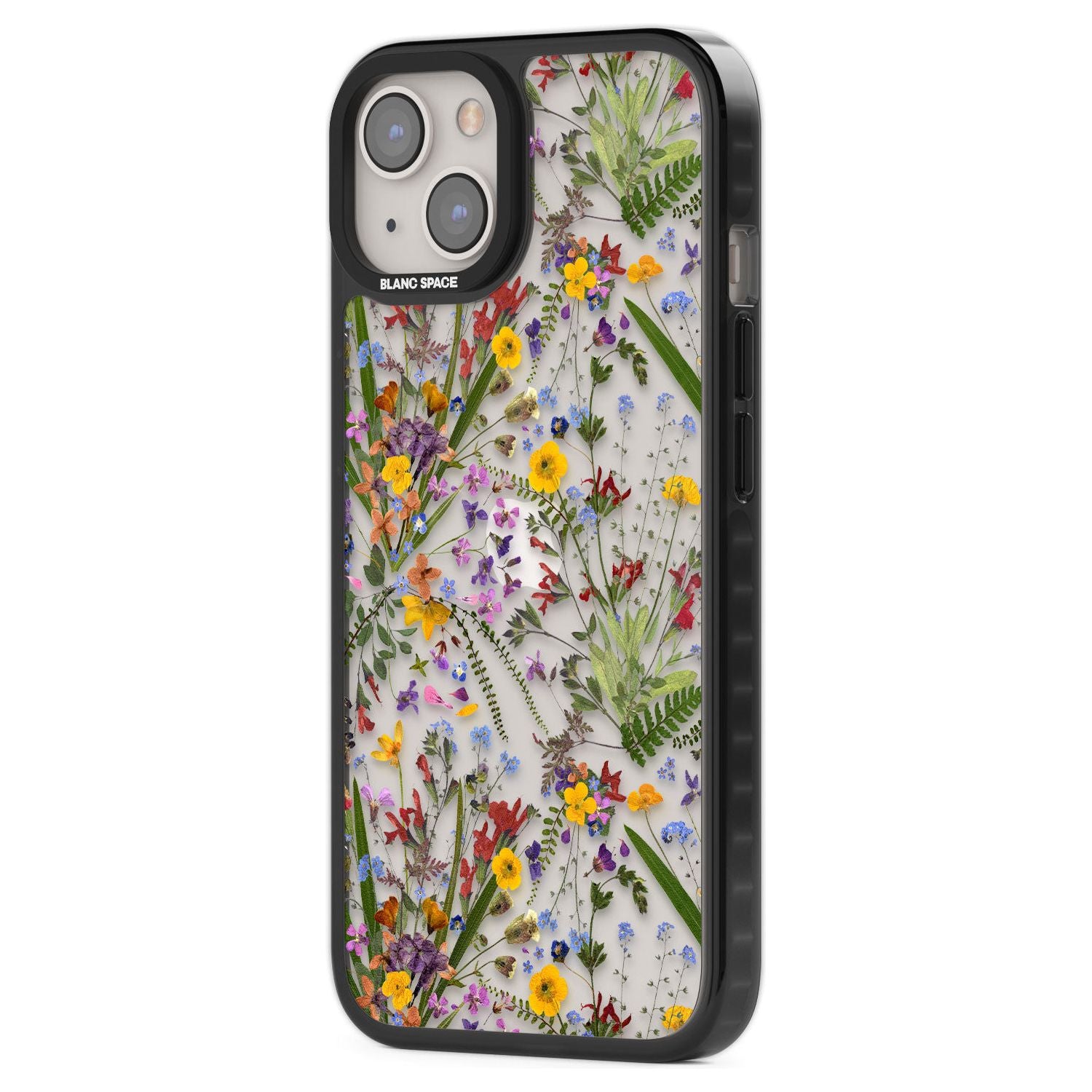 White Stars on Clear Phone Case for iPhone 14