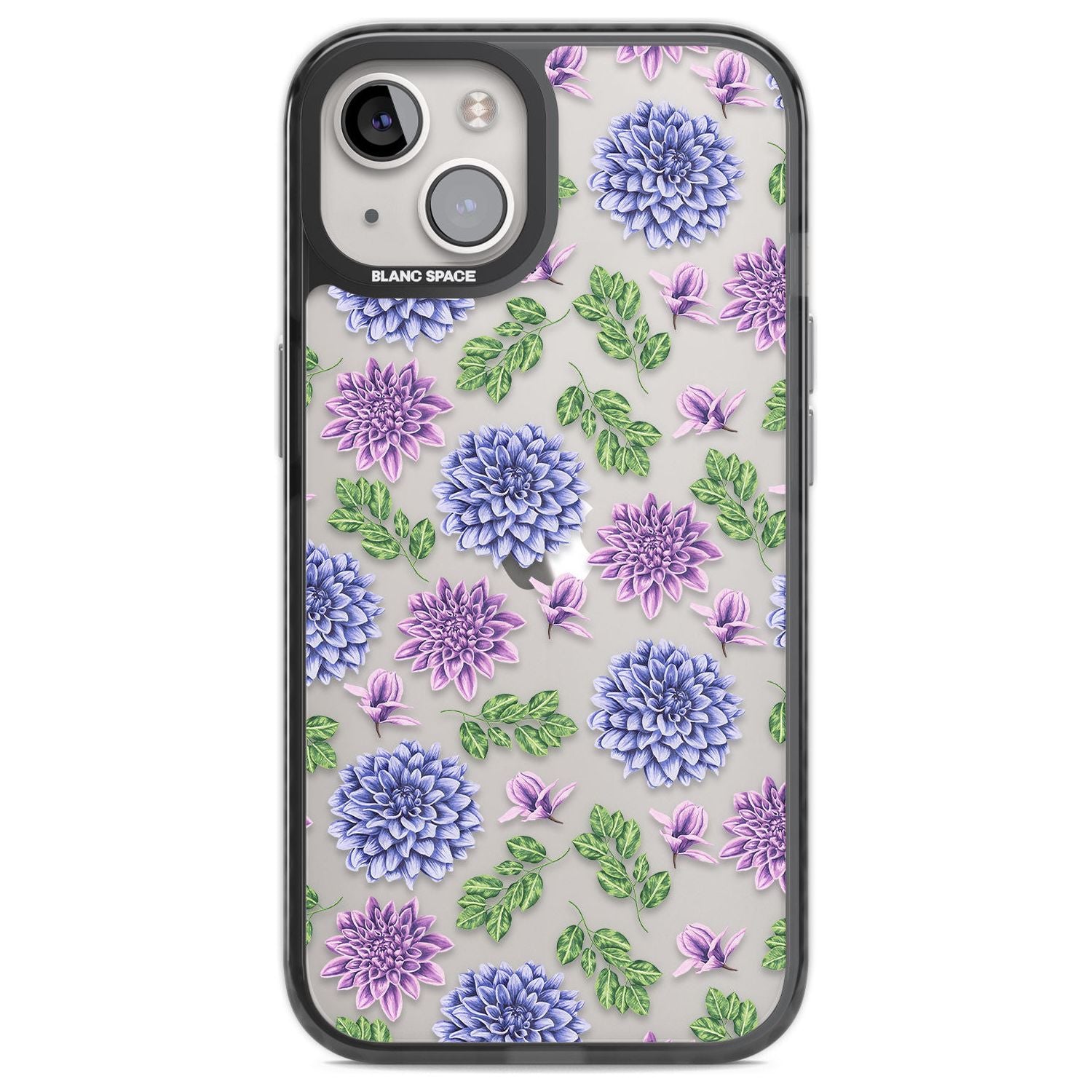 Purple Dahlias Floral