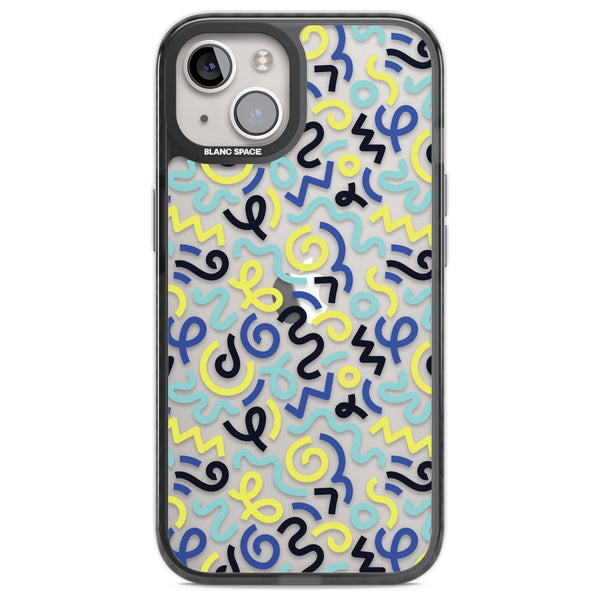 Blue & Yellow Memphis Retro