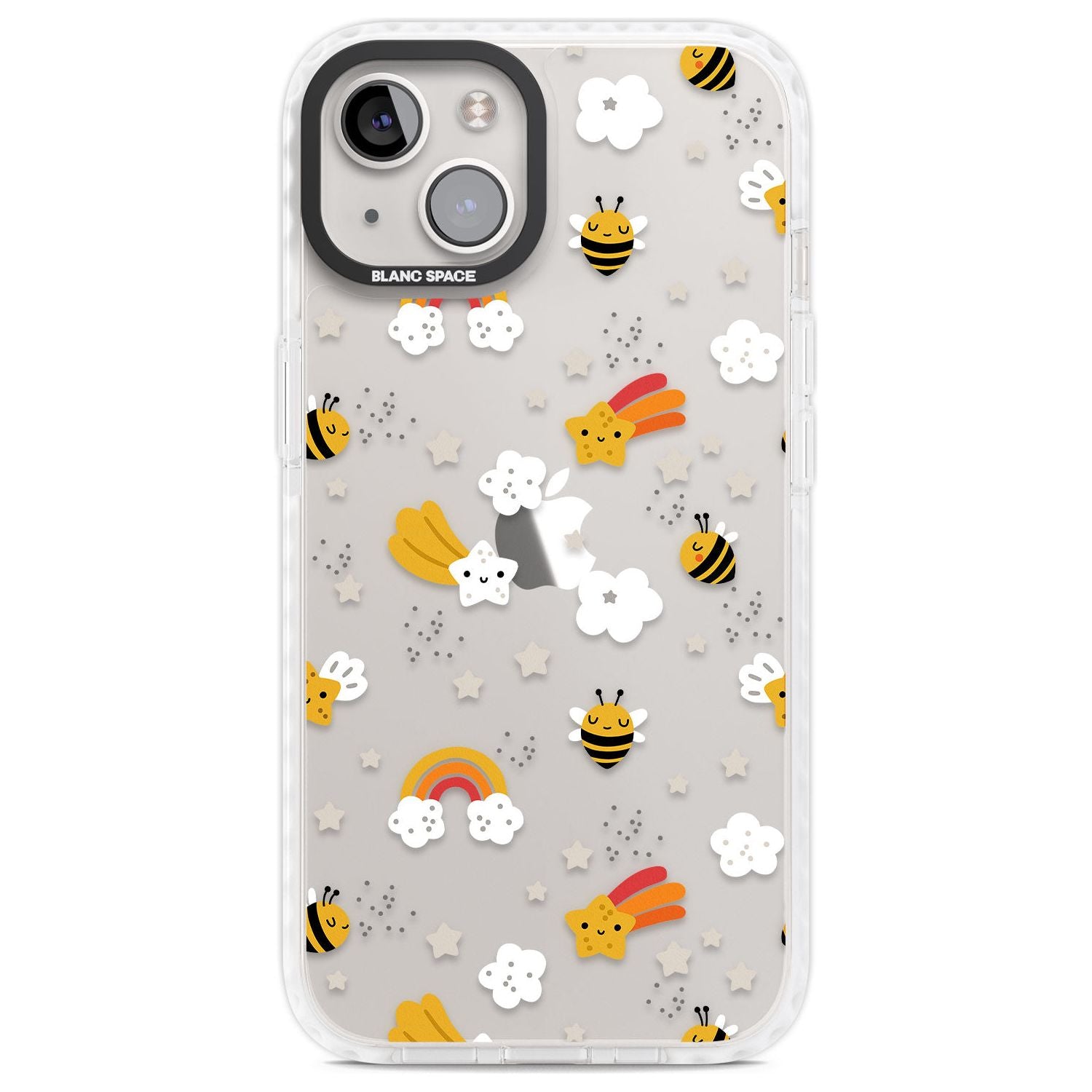 Busy Bee Phone Case iPhone 13 / Impact Case,iPhone 14 / Impact Case,iPhone 15 Plus / Impact Case,iPhone 15 / Impact Case Blanc Space