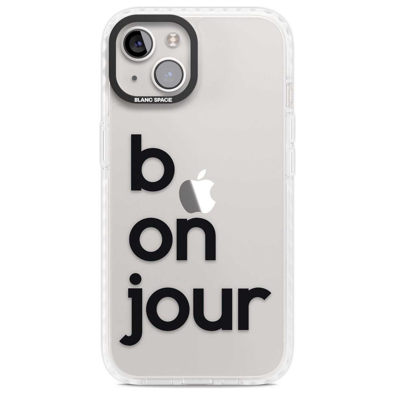 Bonjour Phone Case iPhone 13 / Impact Case,iPhone 14 / Impact Case,iPhone 15 Plus / Impact Case,iPhone 15 / Impact Case Blanc Space