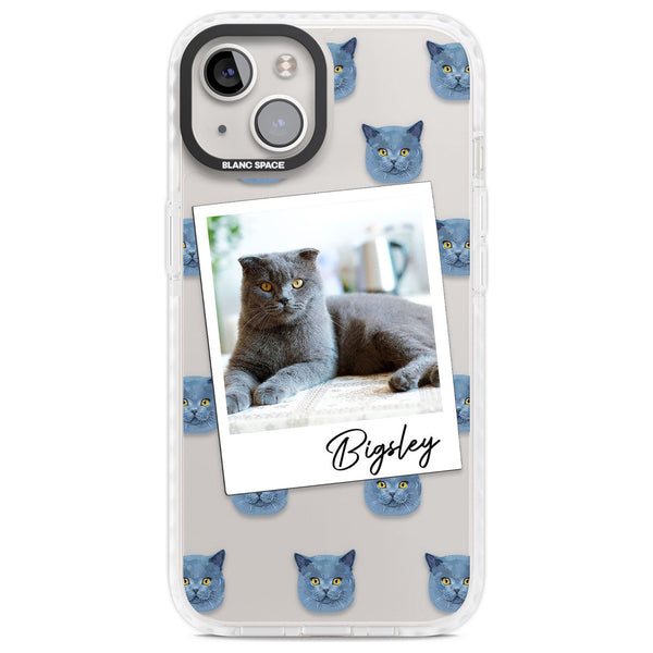 Personalised English Blue Cat Photo