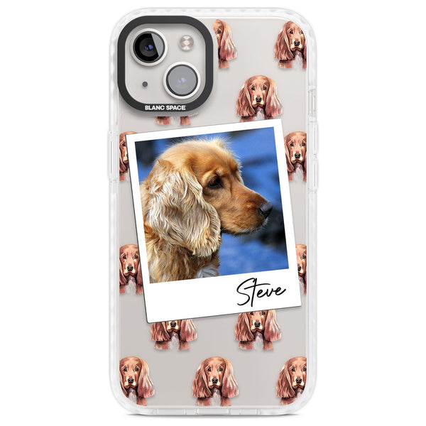 Personalised Cocker Spaniel Instant Camera Photo