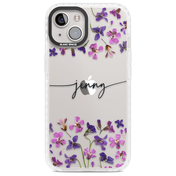 Personalised Purple Wildflowers