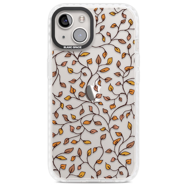Personalised Autumn Leaves Pattern Custom Phone Case iPhone 13 / Impact Case,iPhone 14 / Impact Case,iPhone 15 Plus / Impact Case,iPhone 15 / Impact Case Blanc Space