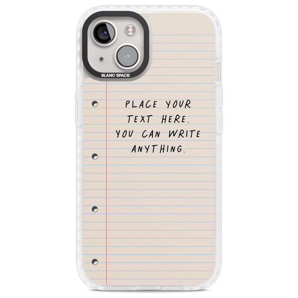 Personalised Lined Paper