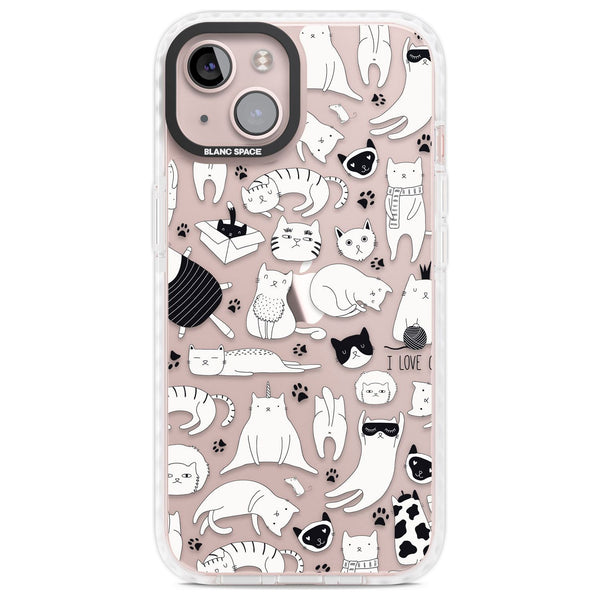 Cartoon Cats (Black & White)