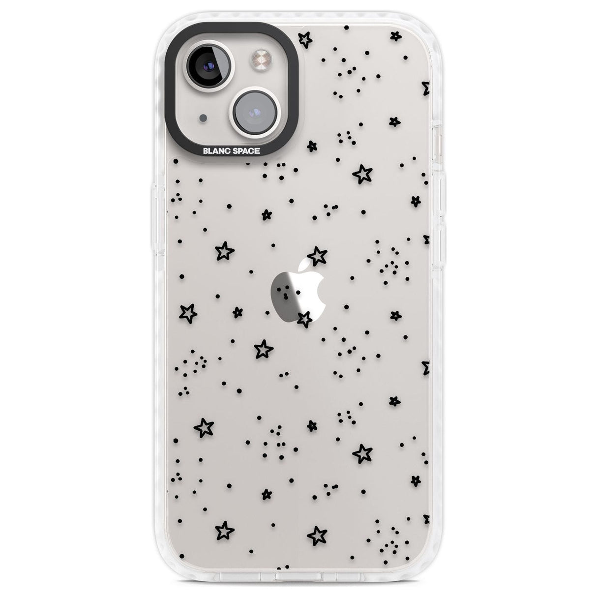 Mixed Stars Phone Case iPhone 13 / Impact Case,iPhone 14 / Impact Case,iPhone 15 Plus / Impact Case,iPhone 15 / Impact Case Blanc Space