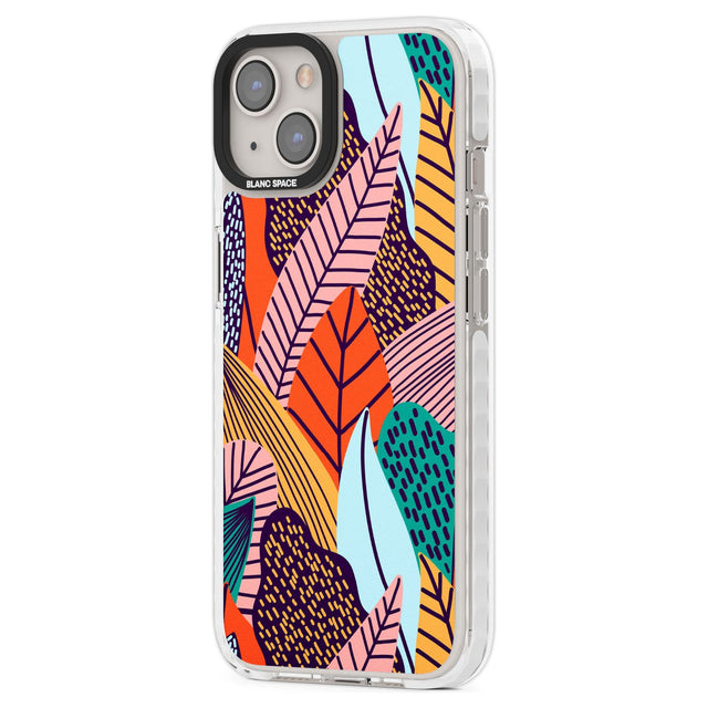 Abstract LeavesPhone Case for iPhone 14