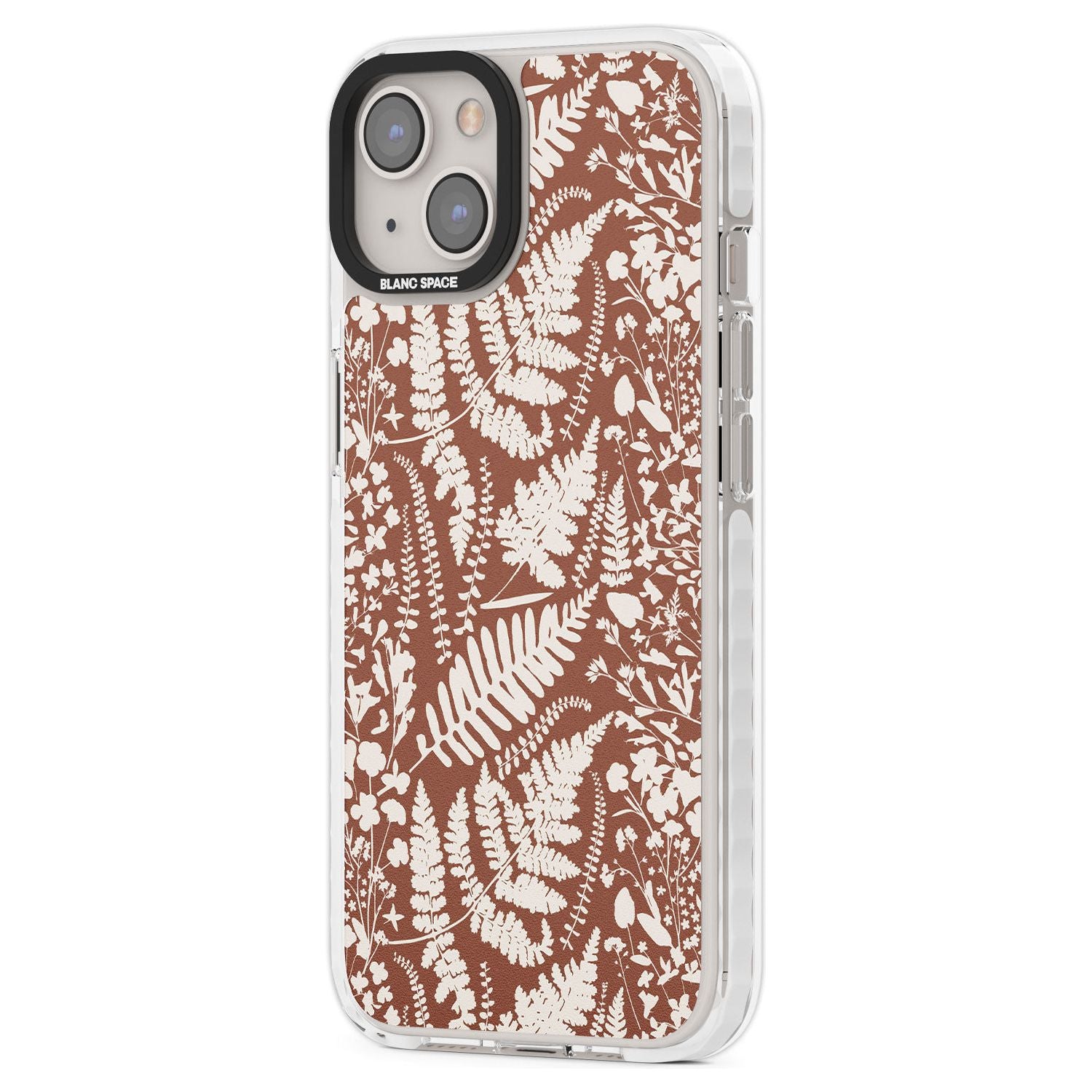 Wildflowers And Ferns On Terracotta