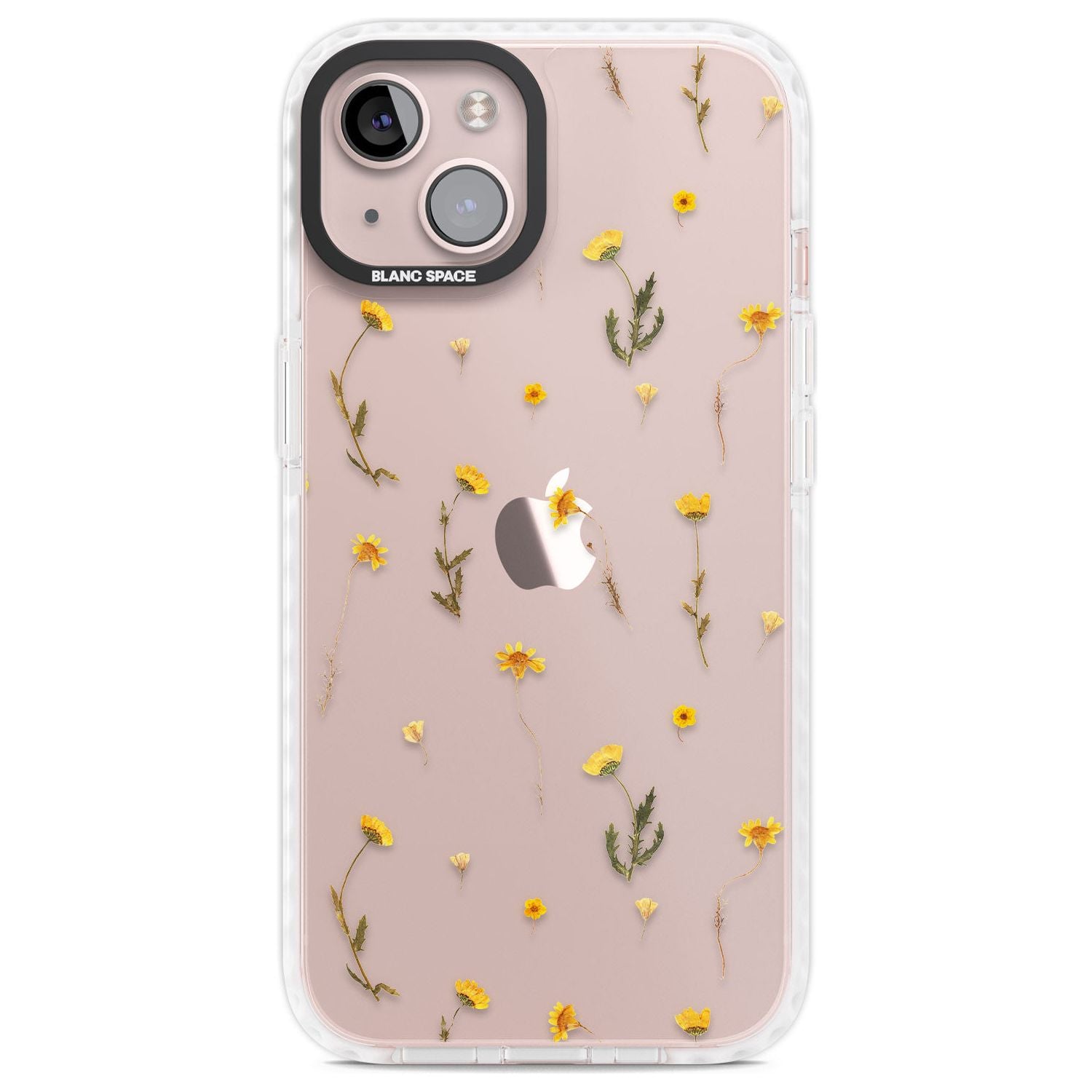 Mixed Yellow Flowers - Dried Flower-Inspired Phone Case iPhone 13 / Impact Case,iPhone 14 / Impact Case,iPhone 15 Plus / Impact Case,iPhone 15 / Impact Case Blanc Space