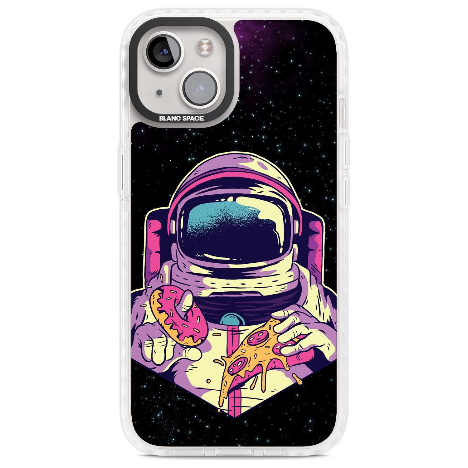 Astro Cheat Meal Phone Case iPhone 13 / Impact Case,iPhone 14 / Impact Case,iPhone 15 Plus / Impact Case,iPhone 15 / Impact Case Blanc Space