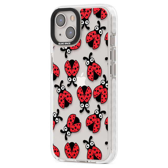 Ladybug PatternPhone Case for iPhone 14