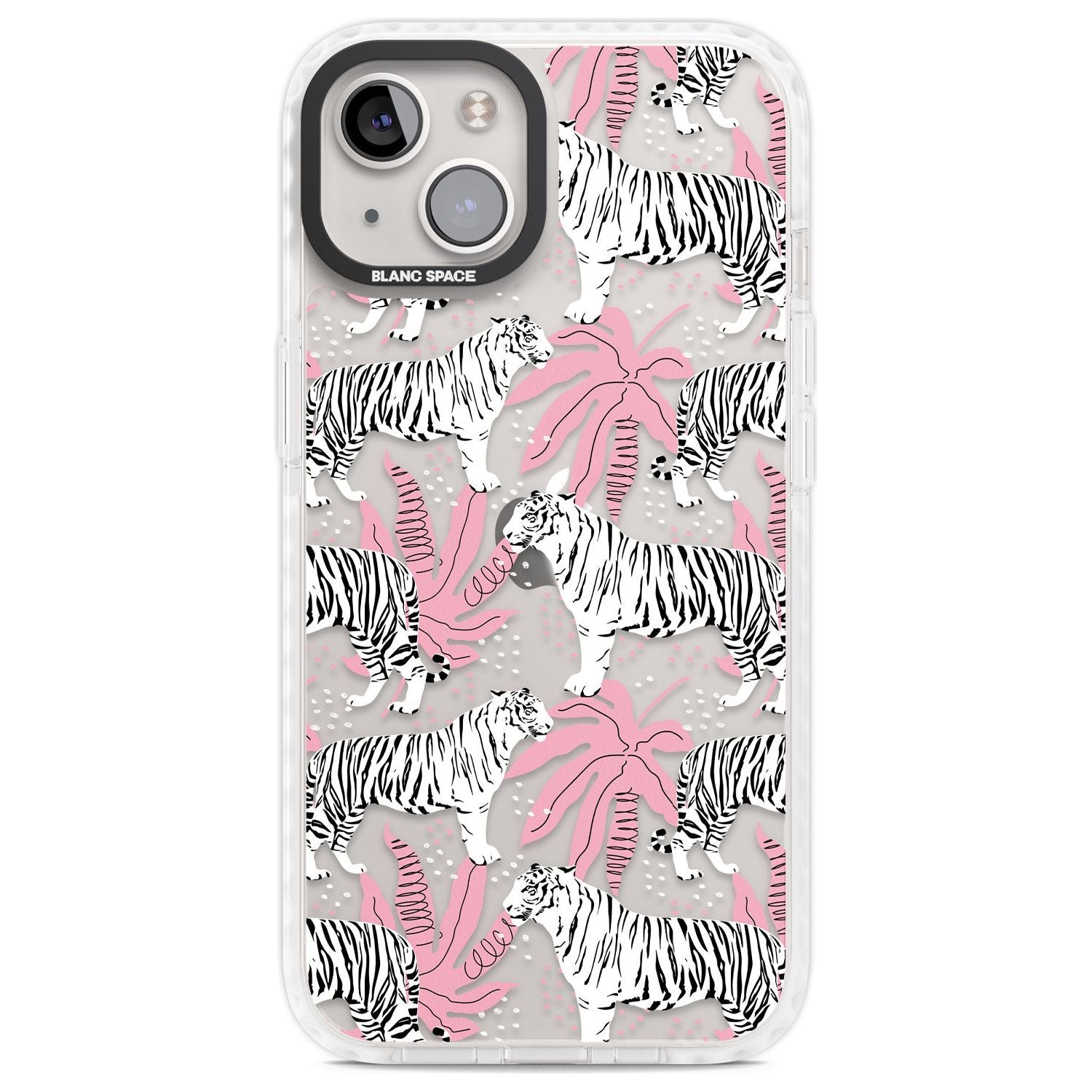 Pink & White Tropical Tigers