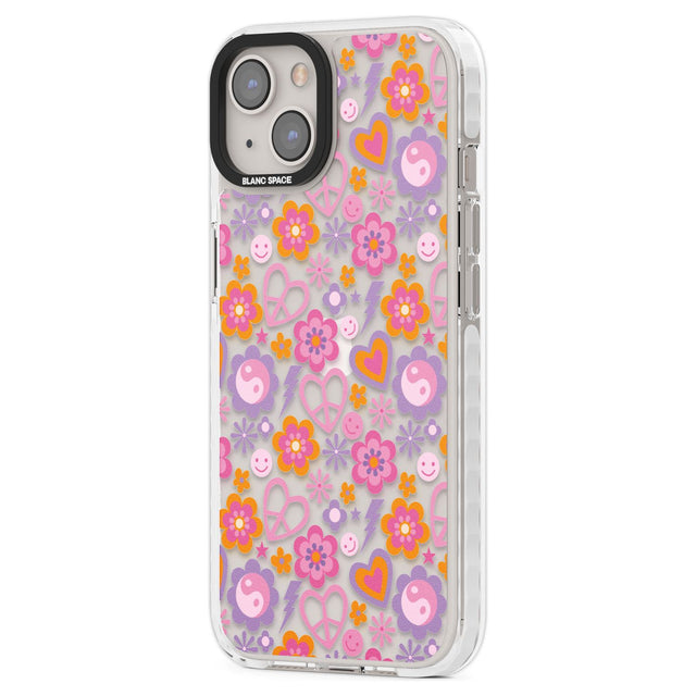 Peace, Love and Flowers Pattern Phone Case iPhone 15 Pro Max / Black Impact Case,iPhone 15 Plus / Black Impact Case,iPhone 15 Pro / Black Impact Case,iPhone 15 / Black Impact Case,iPhone 15 Pro Max / Impact Case,iPhone 15 Plus / Impact Case,iPhone 15 Pro / Impact Case,iPhone 15 / Impact Case,iPhone 15 Pro Max / Magsafe Black Impact Case,iPhone 15 Plus / Magsafe Black Impact Case,iPhone 15 Pro / Magsafe Black Impact Case,iPhone 15 / Magsafe Black Impact Case,iPhone 14 Pro Max / Black Impact Case,iPhone 14 Pl