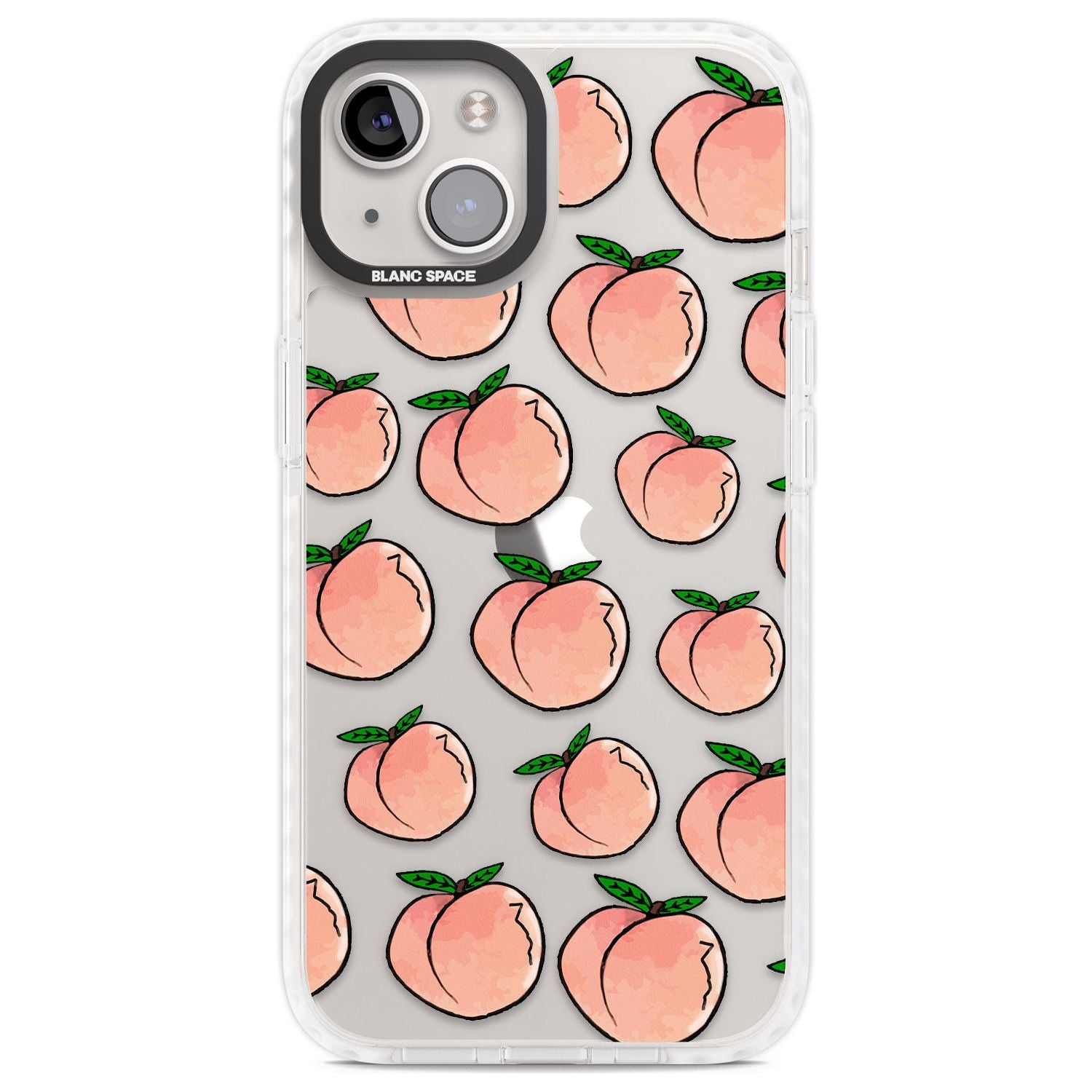 Life's a Peach Phone Case iPhone 15 / Impact Case,iPhone 15 Plus / Impact Case Blanc Space