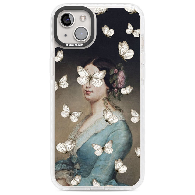 BUTTERFLY BEAUTY Phone Case iPhone 14 Plus / Impact Case Blanc Space